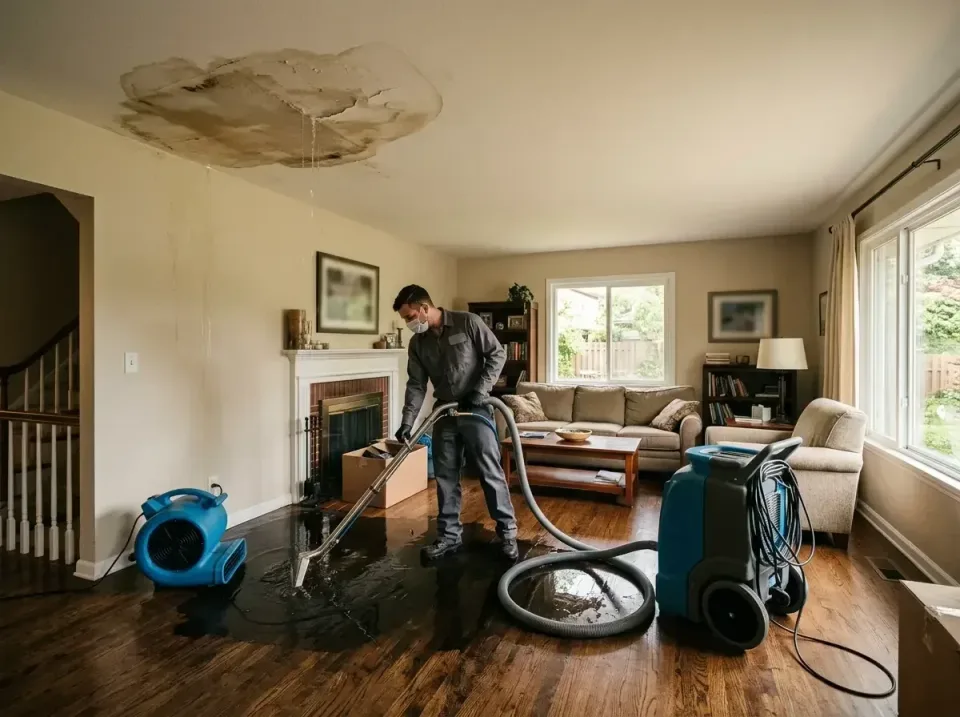 attic-pipe-burst-ceiling-drip-008 — frequently asked questions, Water Damage Restoration & Carpet Care in Choccolocco, AL
